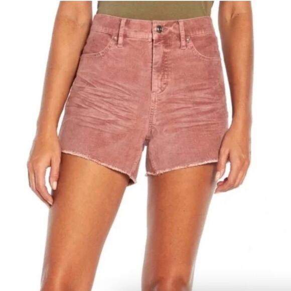 GAP Pants - GAP Corduroy Shorts Mauve Nostalgia Rose Pink Cut-Off Frayed Hem Women’s Size 2